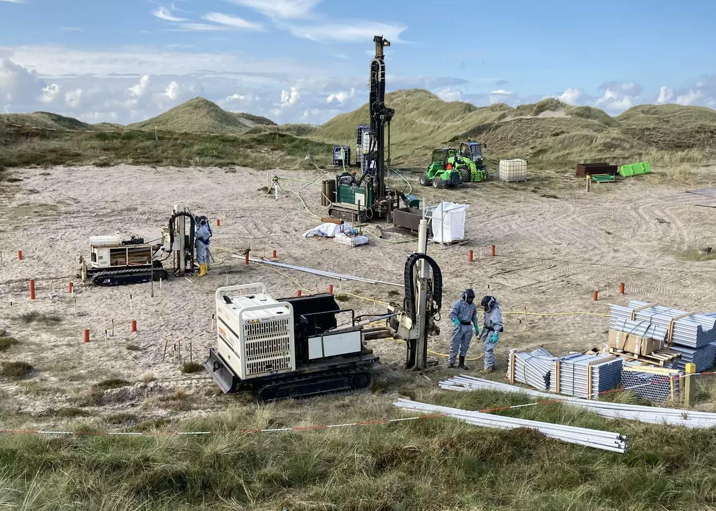 Installation of 800 injection wells for Denmark remediation project