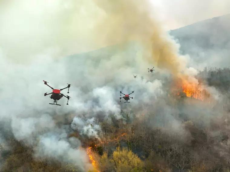 Planet Beyond podcast - Drone being used for wildfire detection and fighting