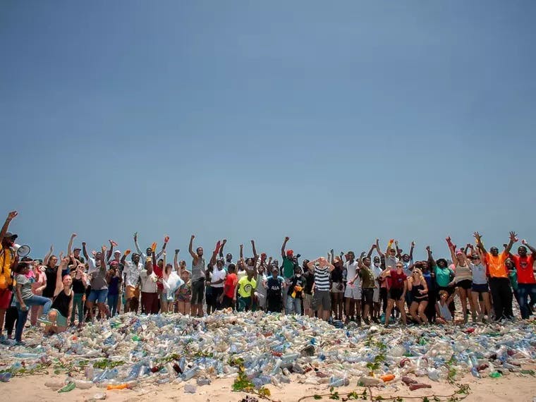 Planet Beyond, Plastic Punch NGO, Ghana beach clean up